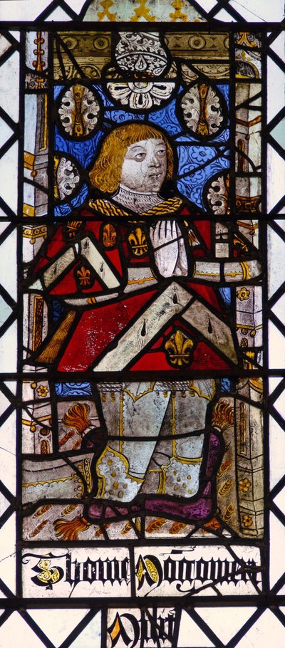 Window w7 depicting a donor - Thomas Montgomery by English School
