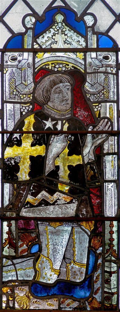 Window depicting a donor - Thomas Peyton by English School