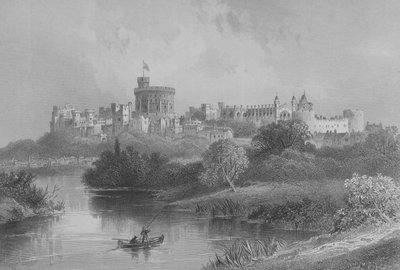Windsor Castle, from The Gallery of Geography by Rev. Thomas Milner, published c.1880 by English School