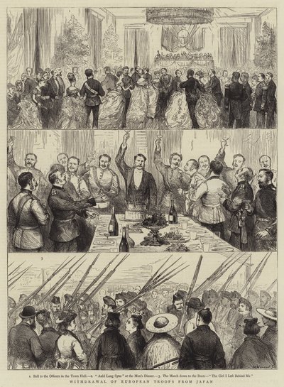 Withdrawal of European Troops from Japan by English School