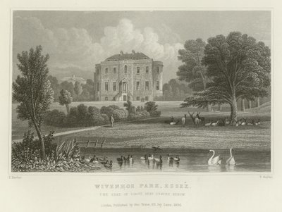 Wivenhoe Park, Essex, the Seat of Lieutenant General States Rebow by English School
