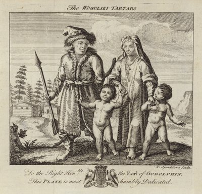 Wogulski Tartars by English School