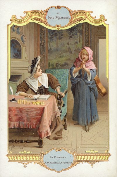 Woman Begging for Money by English School