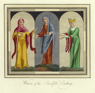 Women of the 12th Century by English School
