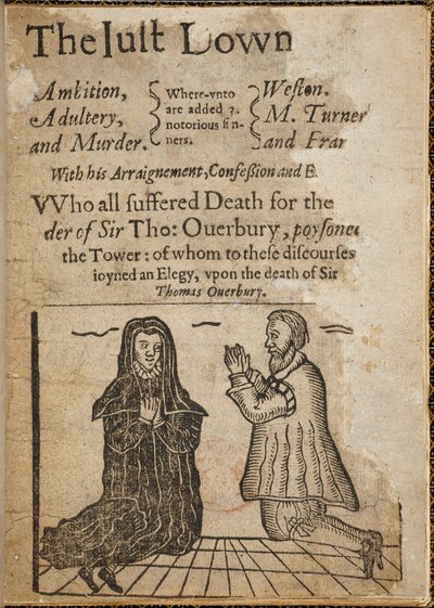 Woodcut on the Subject of the Murder of Sir Thomas Overbury by English School