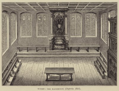 Worms, The Kaisersaal, Imperial Hall by English School
