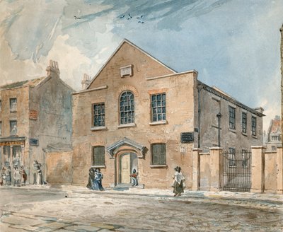 Worship Street Baptist Chapel, London by English School
