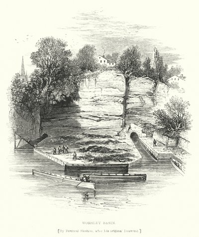 Worsley Basin by English School