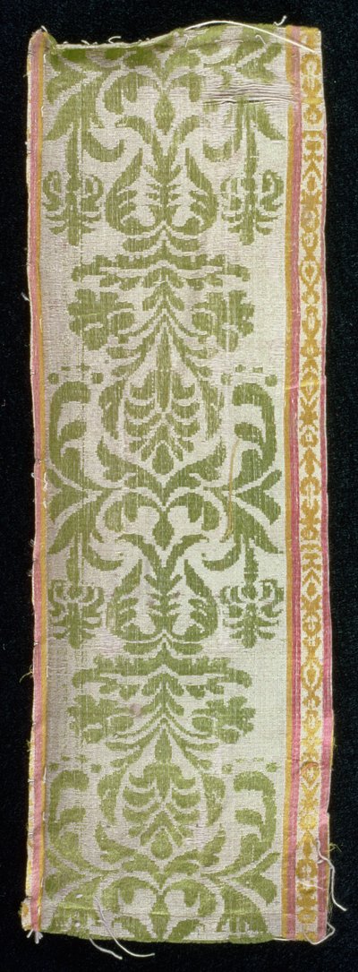 Woven Silk and Linen, Late 17th Century by English School
