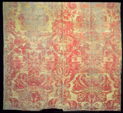 Woven Silk and Linen Sample, Early 18th Century by English School