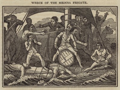 Wreck of the Medusa Frigate by English School