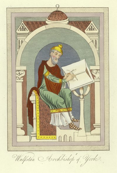 Wulfstan, Archbishop of York by English School