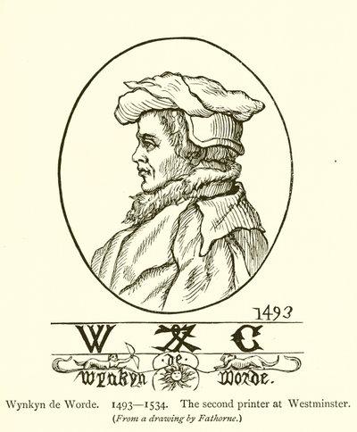 Wynkyn de Worde, The second printer at Westminster by English School
