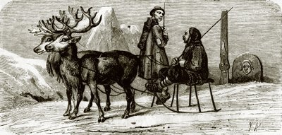 Yakuts on a journey by English School