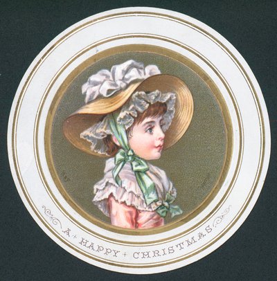 Young Girl Wearing Bonnet by English School
