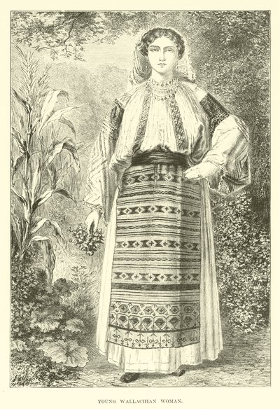 Young Wallachian Woman by English School