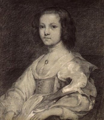 Young Woman in Costume by English School