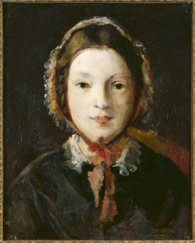 Young Woman with a Bonnet by English School