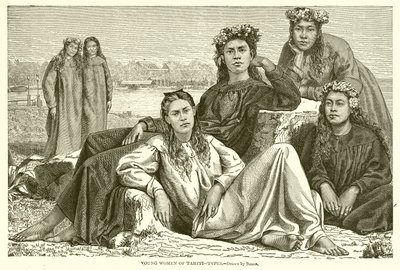Young Women of Tahiti: Types by English School