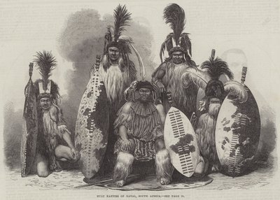 Zulu Kaffirs of Natal, South Africa by English School