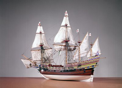 1:48 scale rigged model of the Elizabeth Jonas by English School English School