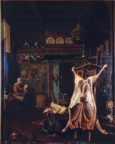 Interior with Carcass by English School English School