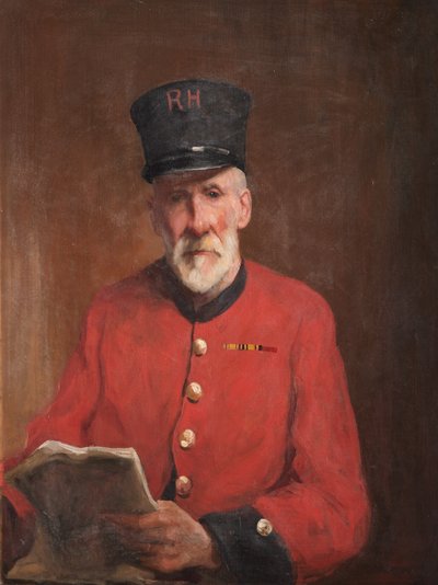 Portrait of an In-Pensioner by English School English School
