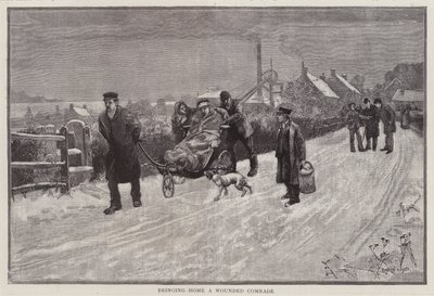 A Coal Miner Injured at Work Being Brought Home by Enoch Ward
