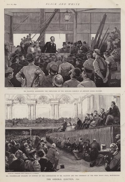 Scenes from the British General Election Campaign of 1892 by Enoch Ward