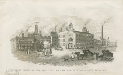 Burslem - Factory of Enoch Wood & Sons by Enoch Wood