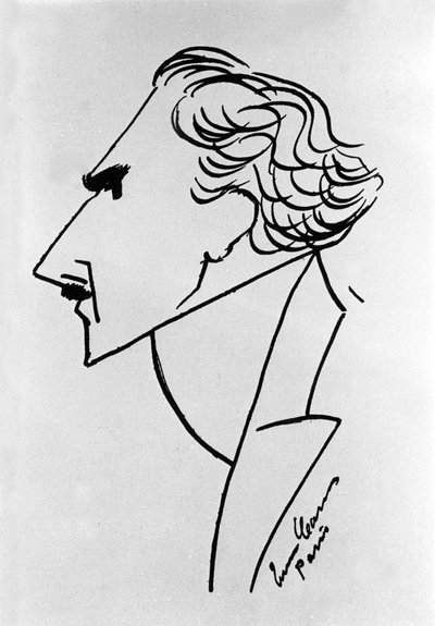 Cartoon by the Italian conductor Arturo Toscanini (1867-1957). Drawing by the tenor Enrico Caruso. 1908 approx. by Enrico Caruso