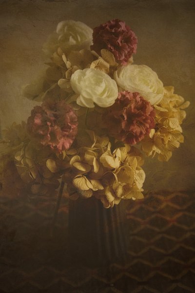 Vintage Floral Bouquet by Enrico Sottocorna