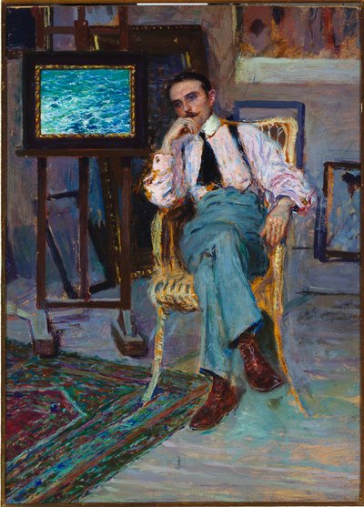 Portrait of the Painter Antonio Discovolo by Enrico della Lionne