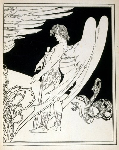 A Giant Angel, from the book Judah illustrated by Ephraim Moses Lilien by Ephraim Moses Lilien