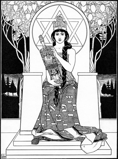 E.M. Lilien by Ephraim Moses Lilien