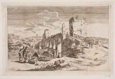 Ponte Milvio by Erasmus Sigismund Resch