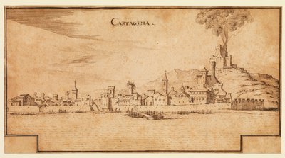 View of Cartagena, Spain, c.1642 by Ercole Frigoni Bazzicaluva