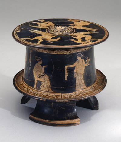 Red-figure pyxis, Attic, c.430 BC by Eretria Painter Eretria Painter