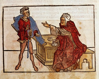 Transaction between a Jew and a loan shark Page taken from the travel book 