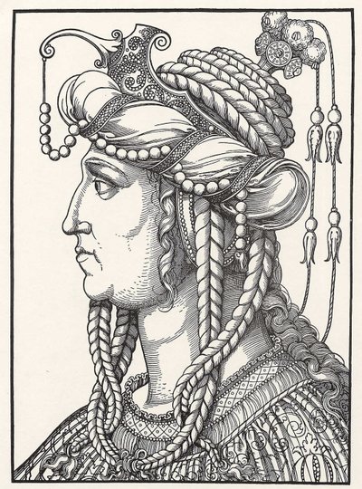 Portrait of the Sultana Roxelane by Erhard Schon