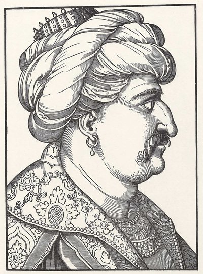 Portrait of Sultan Suleiman I the Magnificent by Erhard Schon