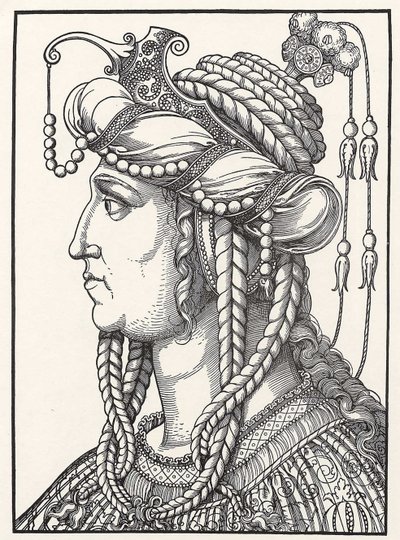 Portrait of Wife of Suleiman the Magnificent by Erhard Schon