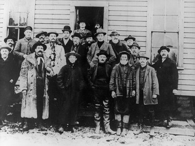 Men from the Alaskan Gold Rush (from 