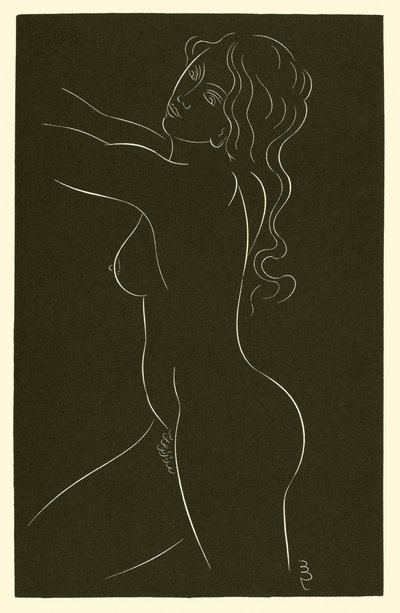Female Nude by Eric Gill