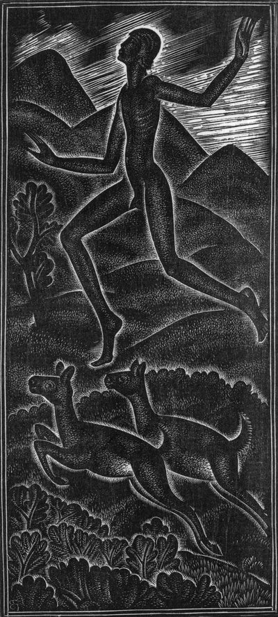 Fuge, Dilecti Mi for Canticum Canticorum (In My Flight Sing Songs of Singers for My Delight) by Eric Gill