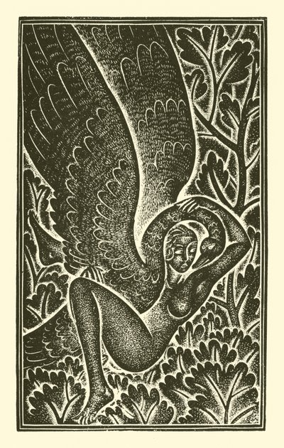 Leda Loved by Eric Gill
