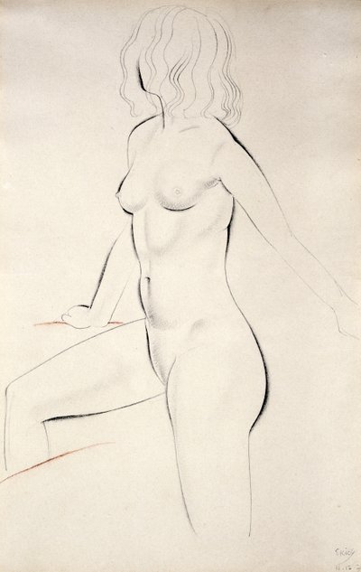 Standing Female Nude by Eric Gill