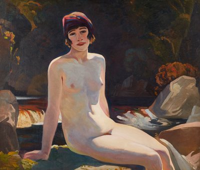 Cecile (Walton) at Crianlarich by Eric Harald Macbeth Robertson