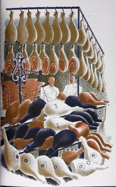 A View Inside a Butcher