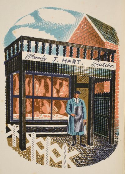 Family Butcher by Eric Ravilious
